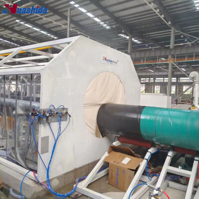 Dây chuyền sản xuất ống phủ 3LPE tự động với cấp làm sạch SA2.5 cho ống thép 50-4200mm