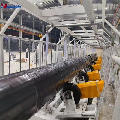 Automatic 3LPE Coating Pipe Production Line with Induction Heating and SA2.5 Surface Treatment for Oil Gas Pipeline