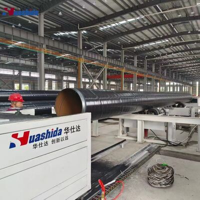 3LPE Coating Pipe Production Line with Internal Liquid Painting and External 3LPE Coating for SA2.5 Clean Level