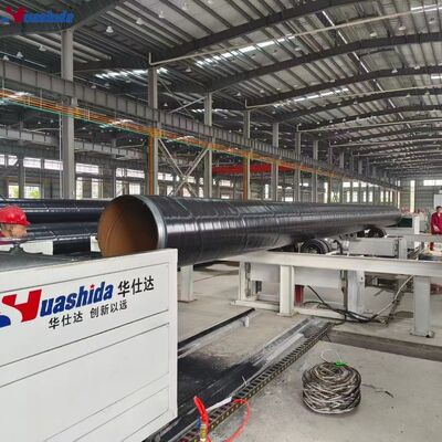 3LPE Coating Pipe Production Line with Internal Shot Blasting, High Voltage Electrostatic Spray Gun & Medium-Frequency Heating System