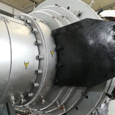 HDPE Polyurethane Foam Jacket Pipe Production Line with Vacuum Calibration Method and PLC Control for 48-2000mm Pre-insulated Steel Pipe Making