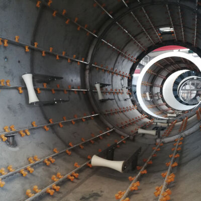 HDPE Polyurethane Foam Jacket Pipe Production Line with Vacuum Calibration Method and PLC Control for 48-2000mm Pre-insulated Steel Pipe Making