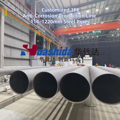 3LPE Coating Pipe Production Line with 3-Layer Polyethylene Coating for Steel Pipe Anti-Corrosion (Pipe dia. 57-3400mm, CE, ISO, RoHS Certified)