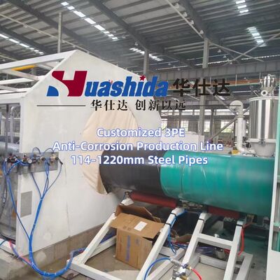 3LPE Coating Pipe Production Line with 3-Layer Polyethylene Coating for Steel Pipe Anti-Corrosion (Pipe dia. 57-3400mm, CE, ISO, RoHS Certified)