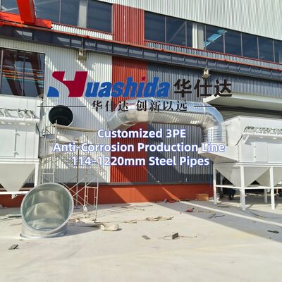 3LPE Coated Pipe Process / 3LPE Coated Steel Pipe Supply 
