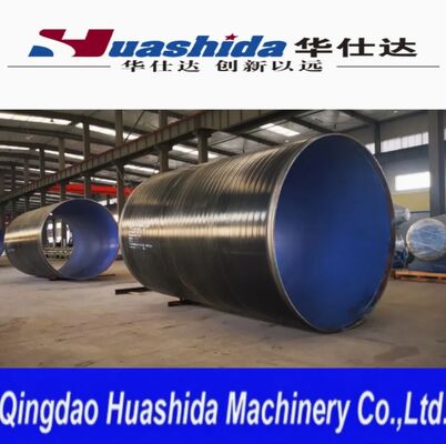 Huashida Steel Pipe 3lpe External & Fbe Internal Coating Solution with Shot Blasting Rust Cleaner