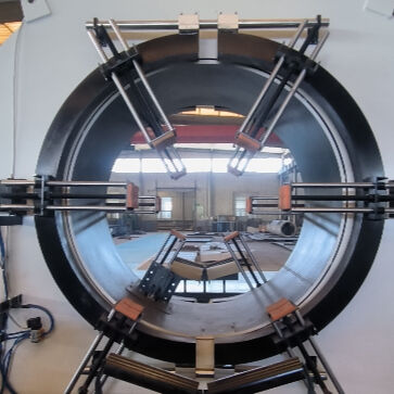 PLC-Controlled 3LPE Coating Production Line for Pipes (50-4200mm) with SA2.5 Grade Surface Treatment