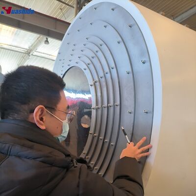 Ligne de production de tuyaux pré-isolés en PEHD couverts de PU avec coupe planétaire sans poussière et contrôle PLC Siemens pour le transport municipal d'eau et de gaz