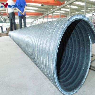 Ligne d'extrusion de tuyaux ondulés à paroi creuse en HDPE de grand diamètre avec extrudeuse à vis unique pour système de drainage souterrain municipal