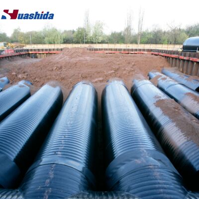 SKRG500-1200 Large-Diameter Hollow-Wall Corrugated Spiral Wound Pipe Production Line with Unique I-shaped Wall Structure and Automatic Single-Screw Extrusion