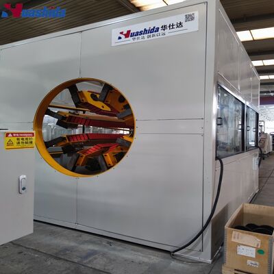 Ligne de production de tubes pré-isolés à revêtement 3LPE contrôlée par PLC avec chauffage par induction et traitement de surface SA2.5