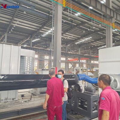 خط إنتاج 3LPE 3PE FBE VUS العزل مضاد للتآكل لقطع الأنابيب للأنابيب الصلبة
