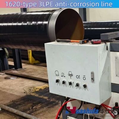 Automatic 3LPE Coating Pipe Production Line with Sa2.5 Cleaning Level for 20mm - 1420mm Steel Pipes