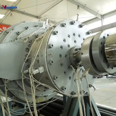 HDPE Pipe Extrusion Line with 20-2200mm Diameter Range, Vacuum Calibration, and High-Efficiency Extruder for Water and Gas Supply