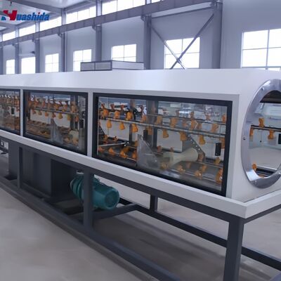 HDPE Pipe Extrusion Line with 20-2200mm Diameter Range, Vacuum Calibration, and High-Efficiency Extruder for Water and Gas Supply