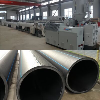 HDPE Pipe Extrusion Line with Single-Screw Extruder and 1000 Kg/H Capacity for Water/Gas Supply Pipe Production