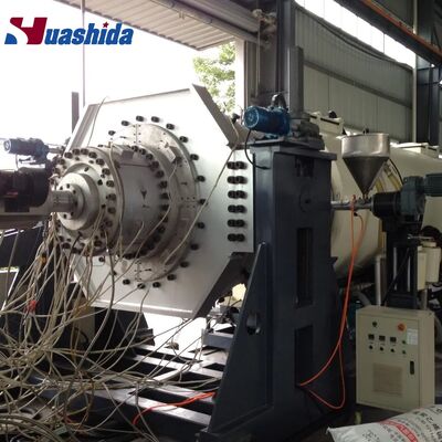 Линия экструзионной трубы из HDPE с одним винтом и вакуумной калибровкой для изготовления пластиковых труб диа 20-2200 мм