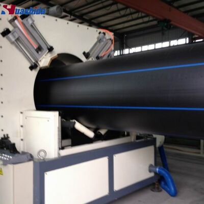 Línea de fabricación automática de tuberías subterráneas de suministro de agua y gas de HDPE