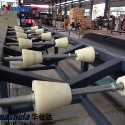 HDPE 파이프 추출 라인, 단일 나사 추출기 1000 kg/h 추출 용량 및 농업 관개용 진공 정정