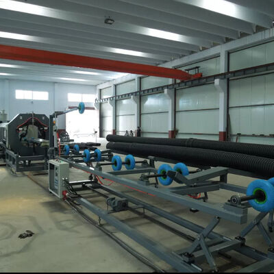 High-Speed Extrusion Double-Wall Corrugated Drainage Pipe Plastic Production Line