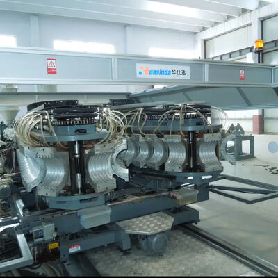 High-Speed Extrusion Double-Wall Corrugated Drainage Pipe Plastic Production Line