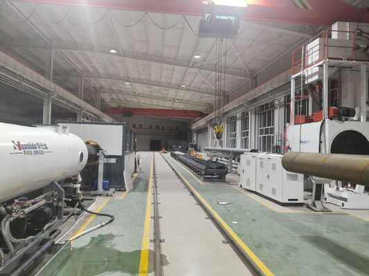 Energy-Efficient HDPE Jacket Pipe Production Line with Vacuum Calibration