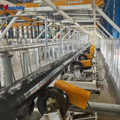 পাইপলাইন 3lpe & Fbe বহিরাগত অ্যান্টি-কোরোসিভ এবং আইসোলেশন লেপ লাইন