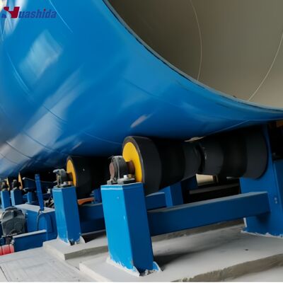 Huashida FBE Coating Line dengan 150-800um Epoxy Powder Coating untuk Perlindungan Pipa Baja Menggunakan Pemanasan Frekuensi Menengah dan ≥Sa2.5 Clean Level
