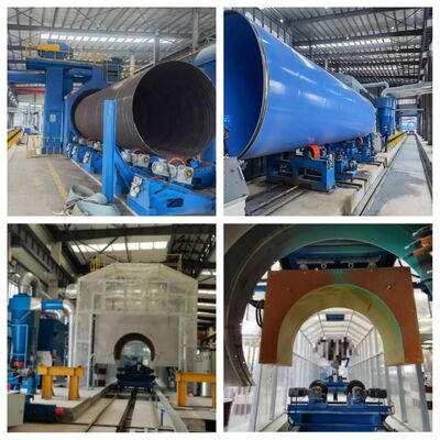 Lini Produksi Pelapisan Bubuk Epoksi dengan Pelapisan Dinding Pipa Internal & Eksternal dan Sistem Pemanasan Frekuensi Menengah