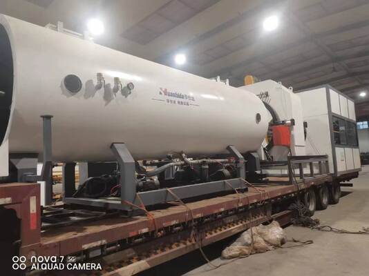 HDPE Outer Sheathing Pipe Extrusion Line for District Heating Pipes