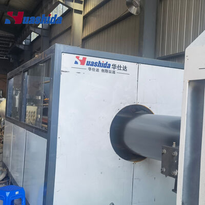 Single-Screw Extruder PU Foam Insulated Pipe Production Line with 110-2200mm HDPE Casing and Vacuum Calibration