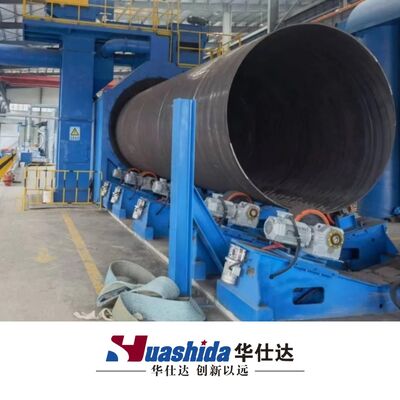 Steel Pipe Shot Blasting Machine for High Cleanliness SA2.5 External and Inner Wall Blasting