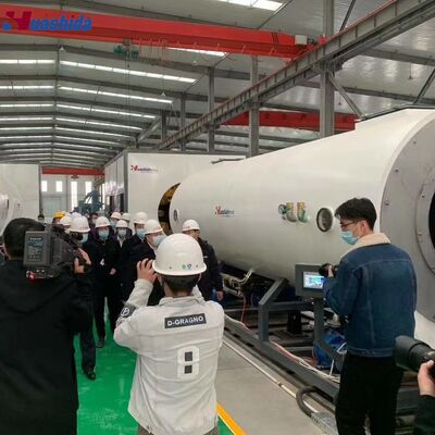 PU Foam Pre-Insulated Pipe Production Line with HDPE Jacket for 110–2200mm Pipes Featuring Single-Screw Extruder and Vacuum Calibration System