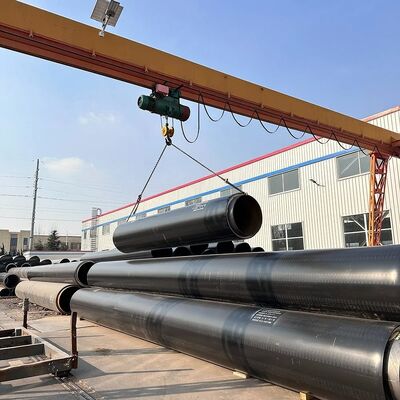 Single-Screw Extruder PU Foam Insulated Pipe Production Line with 110-2200mm HDPE Casing and Vacuum Calibration