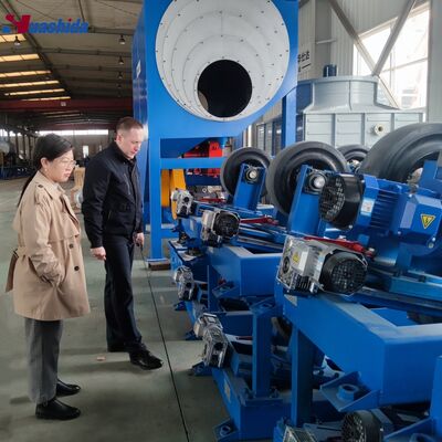 SA2.5 Steel Pipe Shot Blasting Machine for External and Inner Wall Cleaning with High Cleanliness