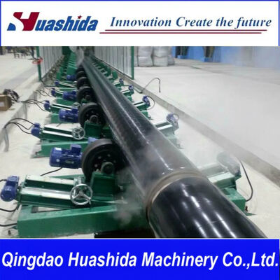 Industrial 3LPE Coating Machine with Induction Heating and SA2.5 Surface Treatment for Steel Pipe Anti-Corrosion