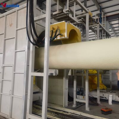 High-Pressure Foaming Machine Pre-Insulated Pipe Production Line with Sa2.5 Rust Removal and 206mm-1820mm Steel Pipe Coverage