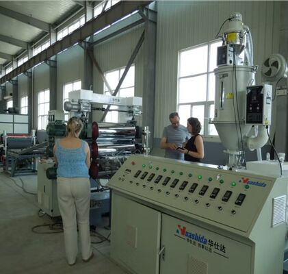 750-800mm Radiation Cross-Linked Polyethylene Heat Shrink Metal Reinforced Tape Production Machine 