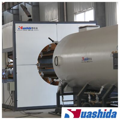 High Efficiency HDPE Jacket Pipe Extrusion Line with Vacuum Calibration for Automated Pre-Insulated Pipe Production