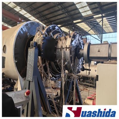 High Efficiency HDPE Jacket Pipe Extrusion Line with Vacuum Calibration for Automated Pre-Insulated Pipe Production