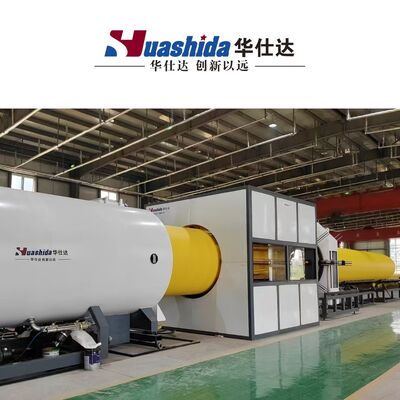 Pre-Insulated Pipe Production Line with HDPE Jacket Pipe Extruder for PU Foam Insulated Pipes Dia.110-2200mm Featuring Single-screw Extruder and Vacuum Calibration