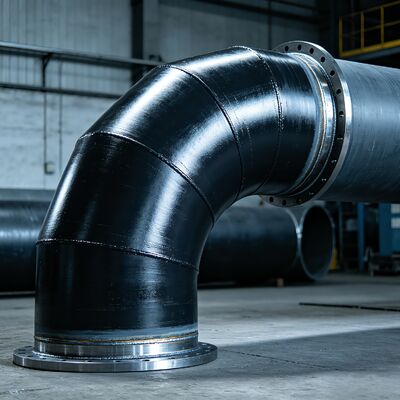 3PE Coating Equipment Line for Steel Pipe Bending with Powder Coating and 170-250 Um Adhesive Thickness for 15-90 Degrees Elbow Angle