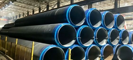 Automated PU Foaming and PE Wrapping Equipment Line with High-Precision PU Injection and Advanced PE Wrapping Technology for Pre-insulated Steel Pipe Production