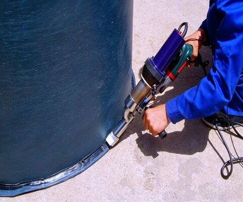 Durable Hand-Held Extrusion Welding Gun for Industrial Plastic Applications with PE, PP, and HDPE Compatibility