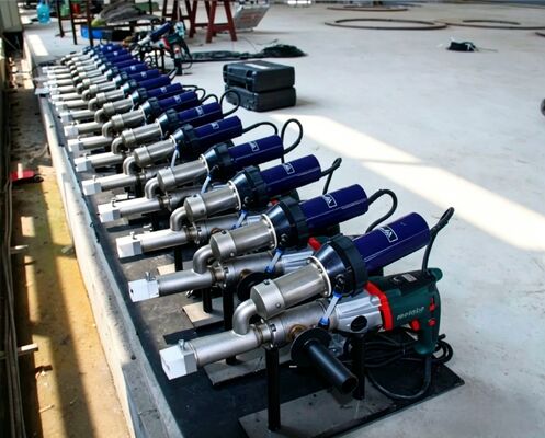 Durable Hand-Held Extrusion Welding Gun for Industrial Plastic Applications with PE, PP, and HDPE Compatibility