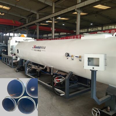 High-Efficiency HDPE Pipe Extruder Machine with Siemens PLC Control for 110-1380mm Pre-Insulated Pipe Production Line
