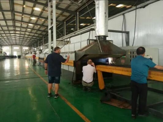 NBR Foam Production Line with 250 M3/Day Capacity, PLC-Based Control System, and Adjustable Thickness for Sheet-Shaped Products