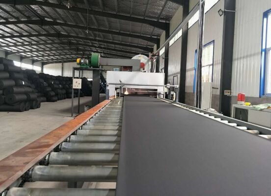 NBR Foam Production Line with 250 M3/Day Capacity, PLC-Based Control System, and Adjustable Thickness for Sheet-Shaped Products