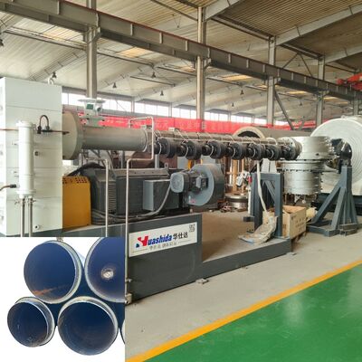 Automatic Large-Diameter HDPE Jacket Extrusion Line with Dust-Free Planetary Cutting for Pre-Insulated Pipes