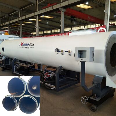 HUASHIDA HDPE Jacket Pipe Extrusion Line with Φ110-2200mm Range, Dust-Free Planetary Cutting, and  Control System